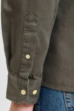 Jack & Jones Camisas-Camisa estilo sarja cru