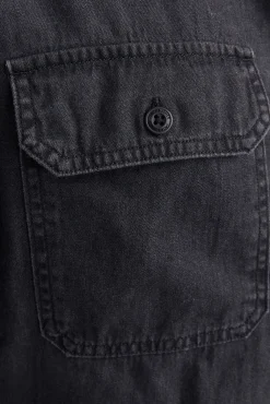 Jack & Jones Camisas-Camisa estilo sarja preto