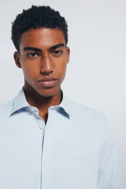 Springfield Camisas-Camisa estrutura azul