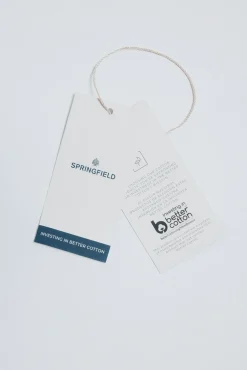 Springfield Camisas-Camisa estrutura verde