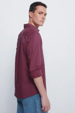 Springfield Camisas-Camisa estruturada vermelho