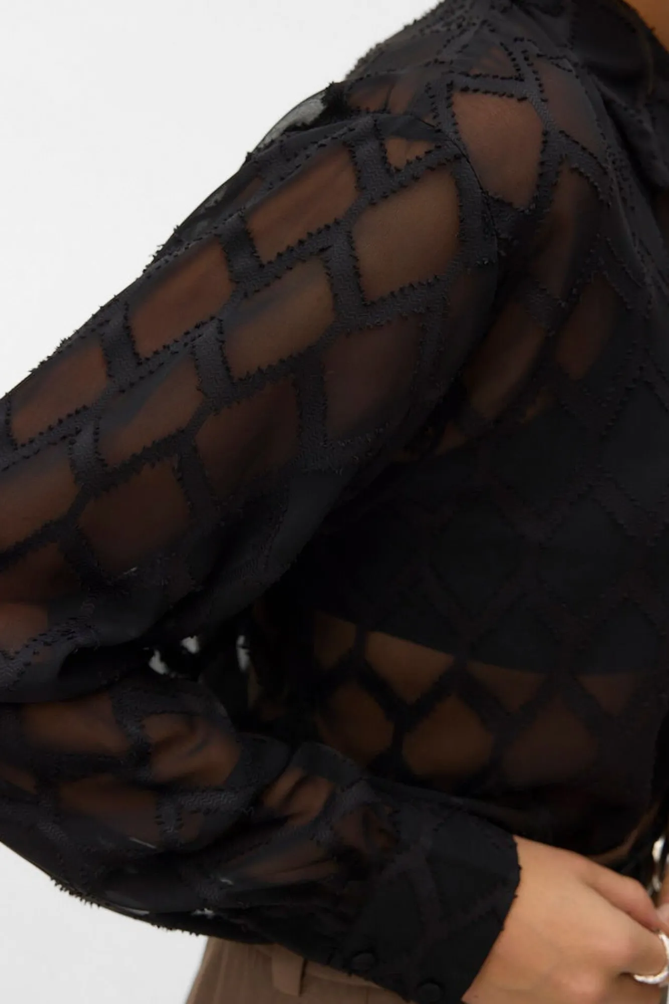 Vero Moda Blusas-Camisa estruturada Preto