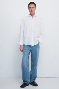 Springfield Camisas-Camisa estruturada branco