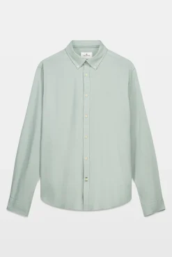 Springfield Camisas-Camisa estruturada bicolor verde