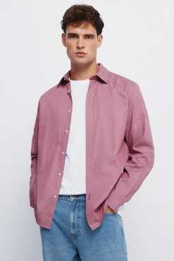 Springfield Camisas-Camisa estruturada bicolor vermelho