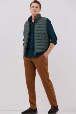 Cortefiel Camisas-Camisa flanela espinha Azul