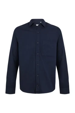 Cortefiel Camisas-Camisa flanela espinha Azul
