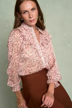 Polín Et Moi Blusas-Camisa flor Minna Granada