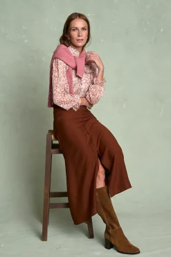 Polín Et Moi Blusas-Camisa flor Minna Granada