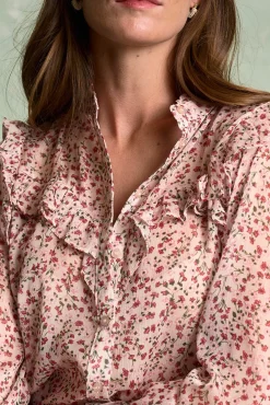 Polín Et Moi Blusas-Camisa flor Minna Granada