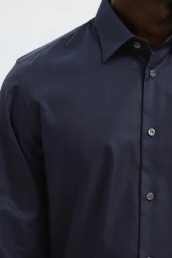 Selected Camisas-Camisa formal slim fit Azul