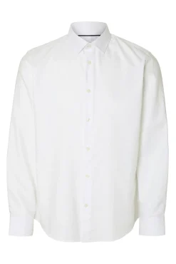 Selected Camisas-Camisa formal slim fit Branco