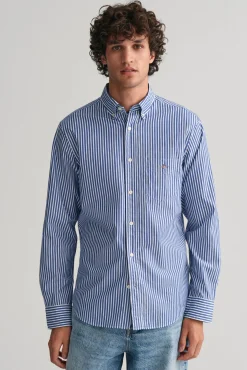 Gant Camisas-Camisa Azul