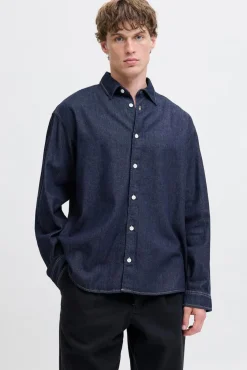 Jack & Jones Camisas-Camisa jeans azul