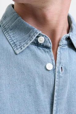 Jack & Jones Camisas-Camisa jeans azul