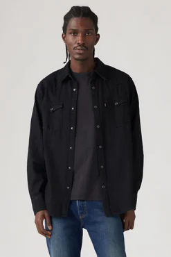 Levi's Camisas-Camisa jeans Levis® preto