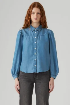 Levi's Blusas-Camisa jeans Levis® Azul