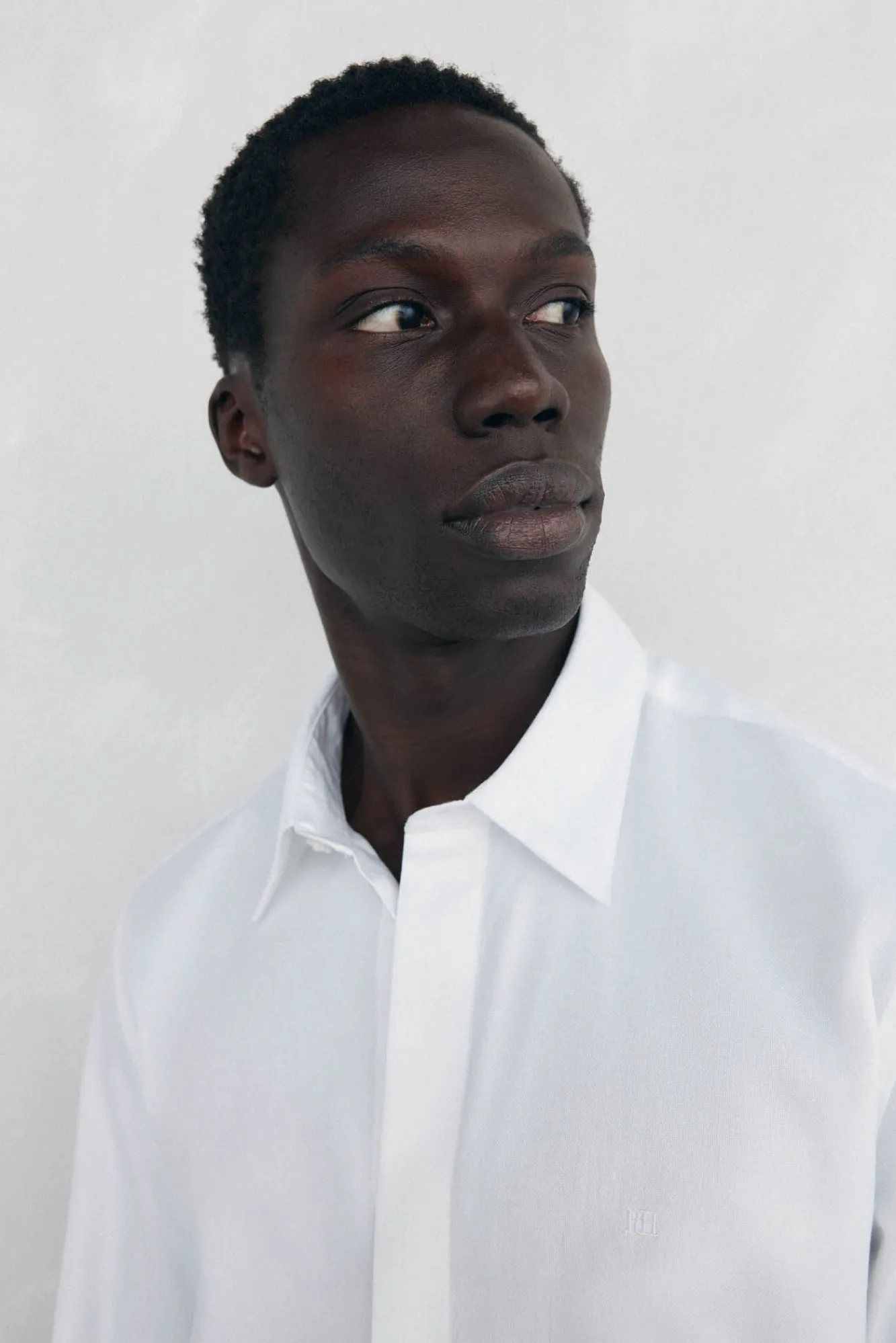 Pedro del Hierro Camisas-Camisa lisa fácil de passar Branco