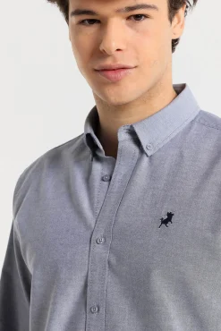 Lois Camisas-Camisa Manga Comprida azul