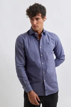 Williot Camisas-Camisa Micropiqué Cinzento