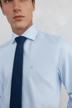 Pedro del Hierro Camisas|Camisas Clássicas-Camisa non iron + antimanchas Branco