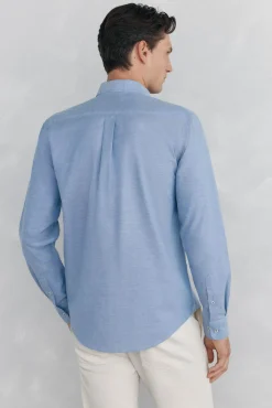 Pedro del Hierro Camisas-Camisa non-iron oxford liso Azul