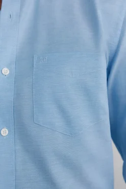 Pedro del Hierro Camisas-Camisa non-iron oxford liso Azul