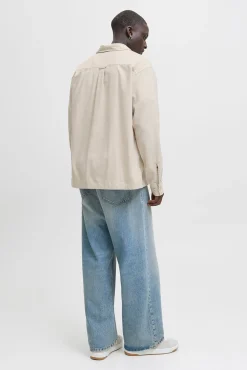 Jack & Jones Camisas-Camisa oversize com corte descontraído cinzento