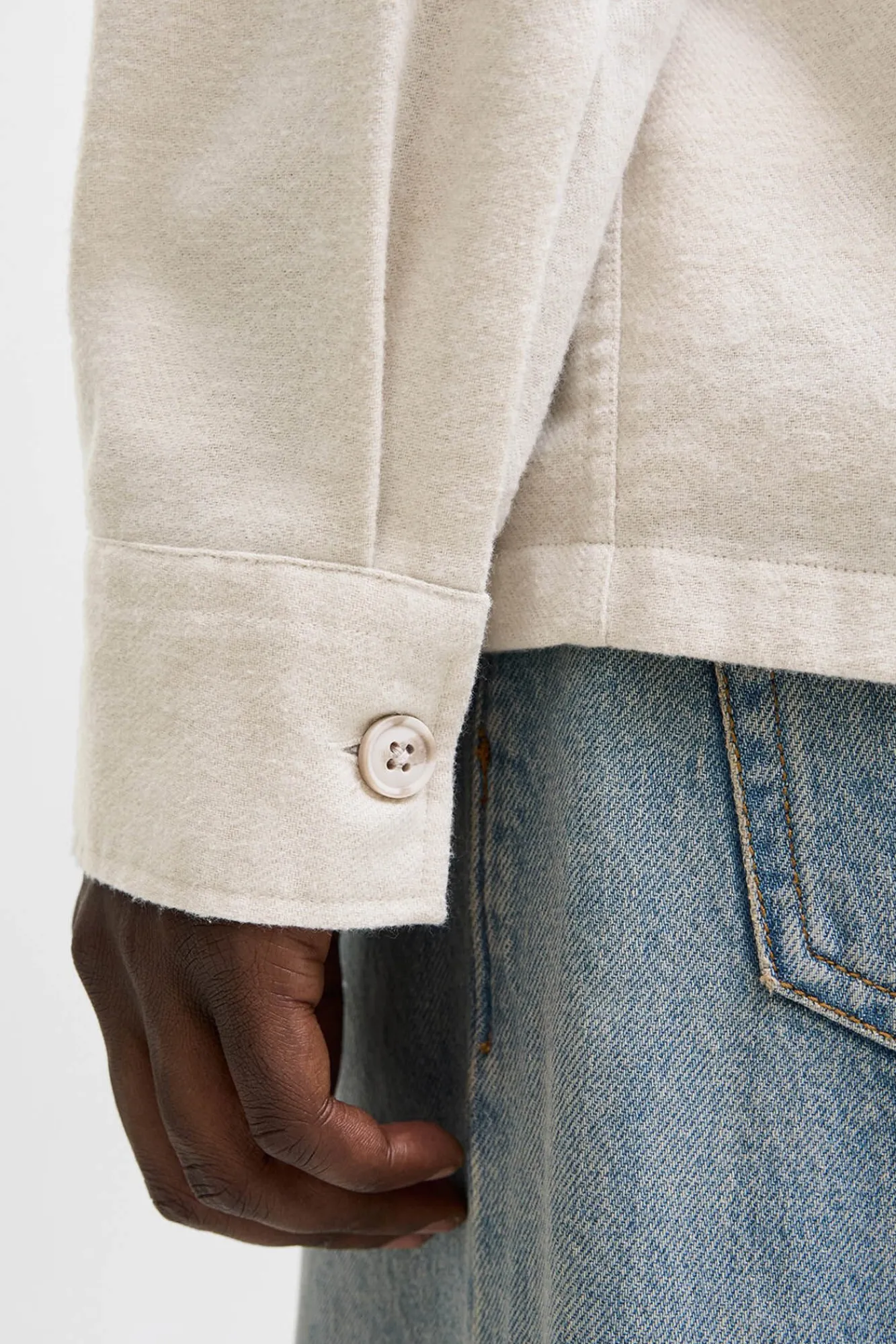 Jack & Jones Camisas-Camisa oversize com corte descontraído cinzento