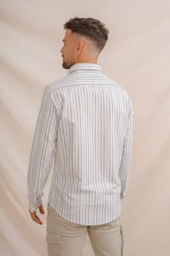 Celopman Camisas-Camisa Oxford verde