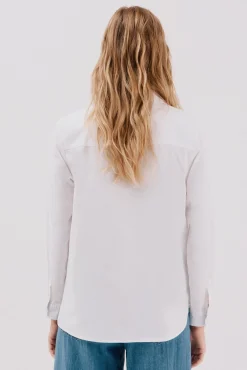 Cortefiel Blusas-Camisa oxford Branco