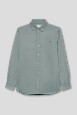 Street Monkey Camisas-Camisa oxford Verde