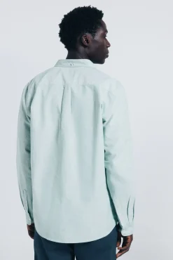 Springfield Camisas-Camisa Oxford verde