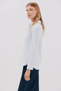 Cortefiel Blusas-Camisa oxford Azul