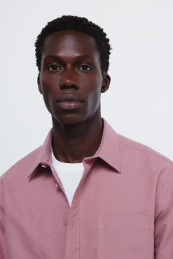 Springfield Camisas-Camisa Oxford colorida rosa