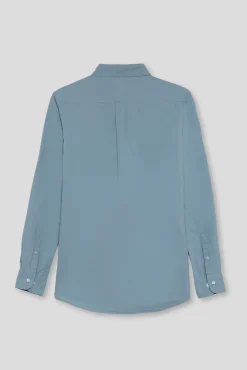 Street Monkey Camisas-Camisa Oxford com logótipo Azul