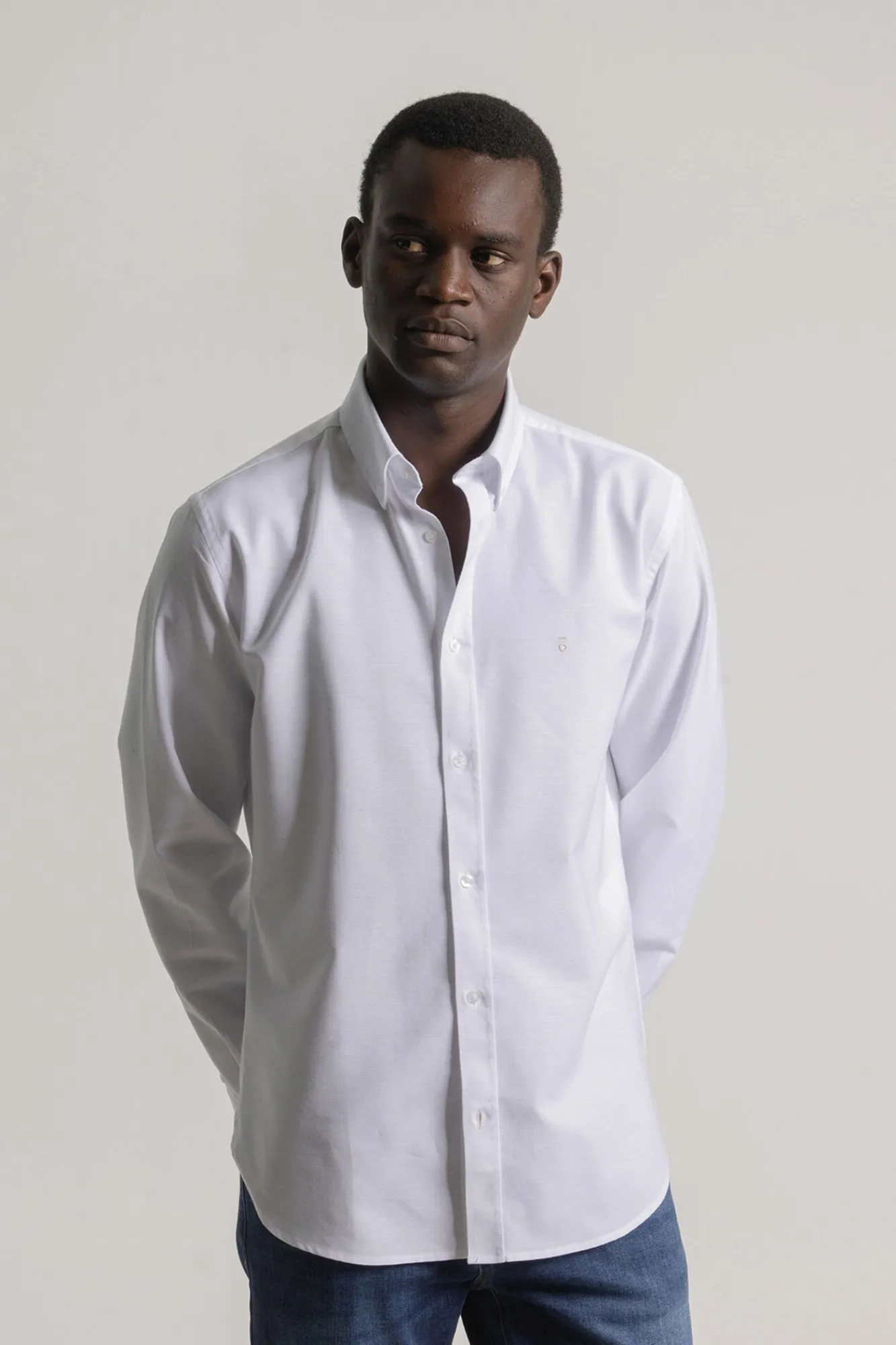 PuroEGO Camisas-Camisa oxford corte slim Branco