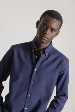 PuroEGO Camisas-Camisa oxford corte slim Azul