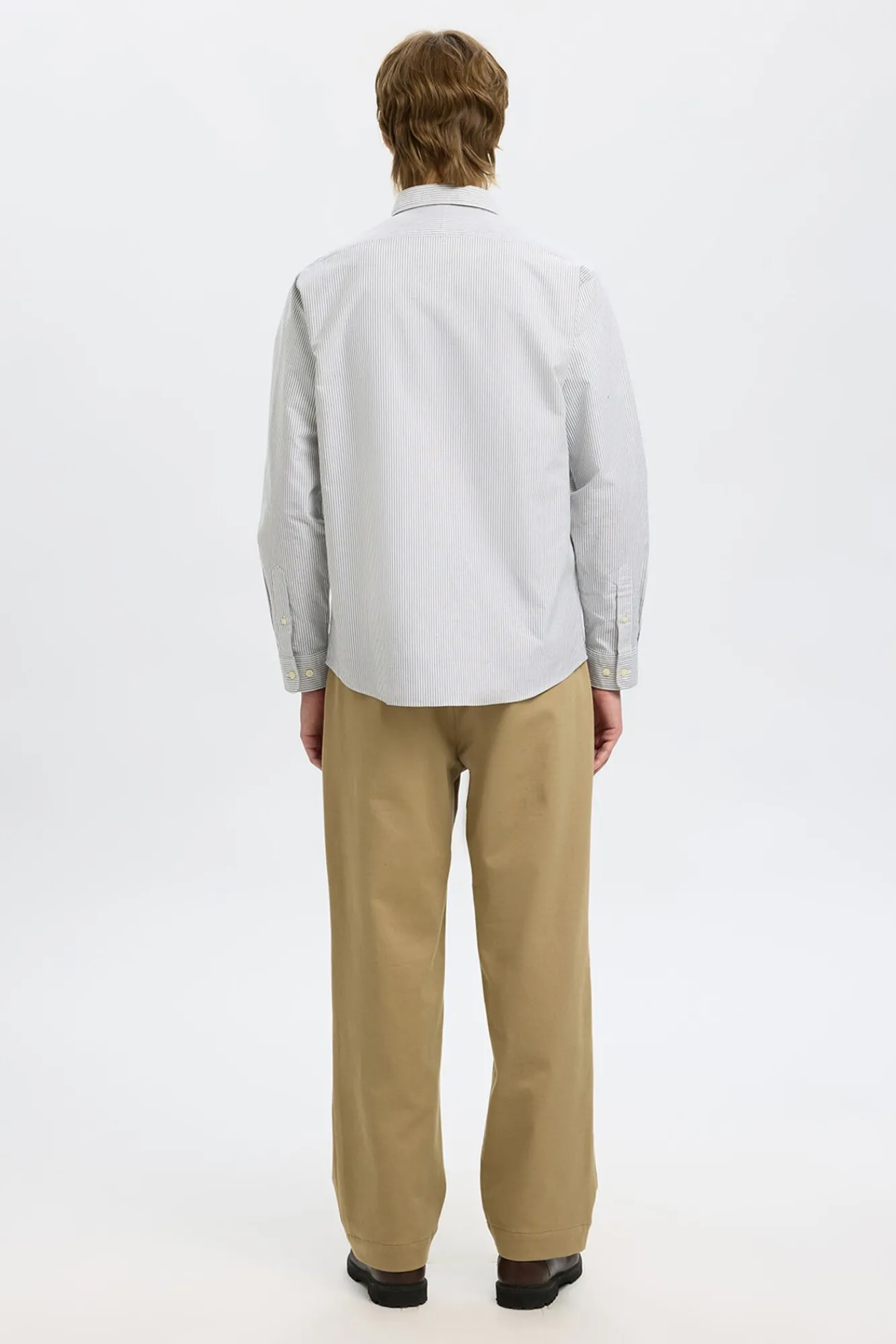 Selected Camisas-Camisa Oxford de corte regular Multicolorido