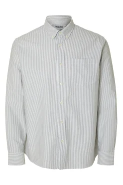 Selected Camisas-Camisa Oxford de corte regular Multicolorido