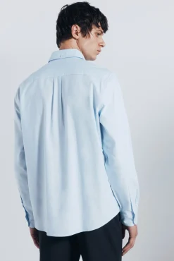 Springfield Camisas-Camisa Oxford Leve azul