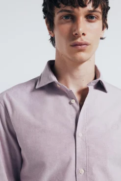 Springfield Camisas-Camisa Oxford Leve vermelho