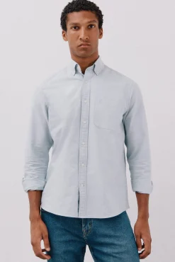 Cortefiel Camisas-Camisa oxford lisa Azul