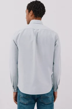 Cortefiel Camisas-Camisa oxford lisa Azul