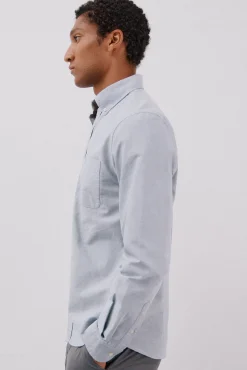 Cortefiel Camisas-Camisa oxford lisa Azul