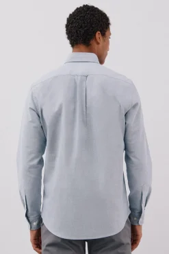 Cortefiel Camisas-Camisa oxford lisa Azul