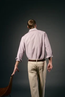 OOTO Camisas-Camisa oxford liso Subiu