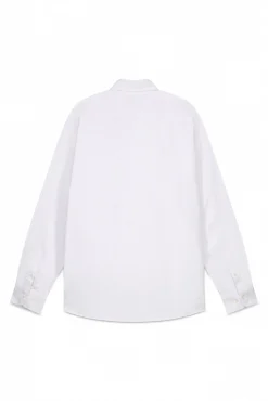 OOTO Camisas-Camisa oxford liso Branco