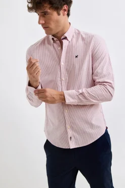 Williot Camisas-Camisa Oxford Listrada Subiu