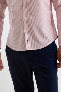 Williot Camisas-Camisa Oxford Listrada Subiu
